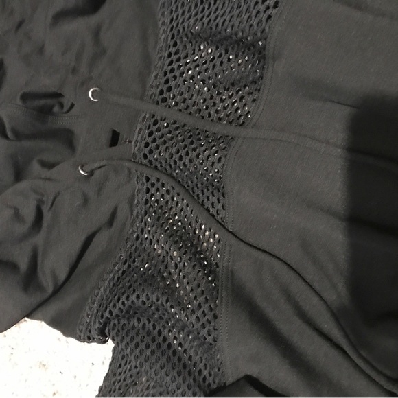 BOMBSHELL SPORTSWEAR Mohawk Lounge Hoodie Black XS - Picture 8 of 12